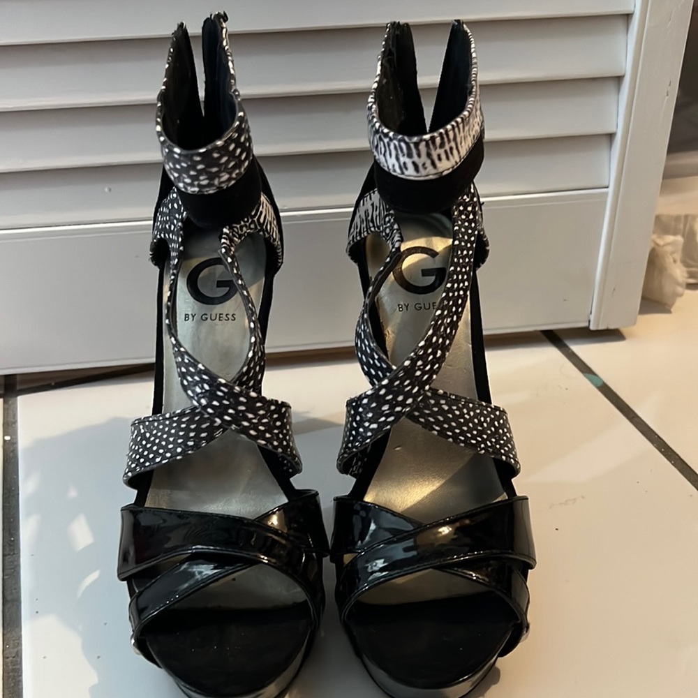 Black GUESS heels